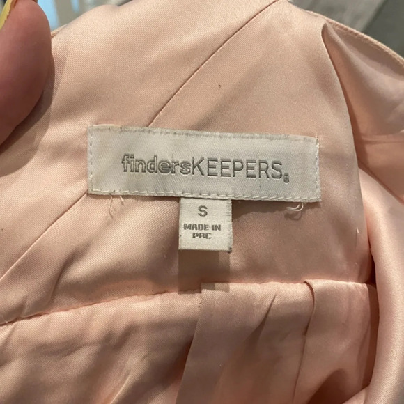 Finders Keepers Strangers In Paradise Playsuit, Blush Pink 16637 - Picture 11 of 14